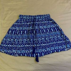 H&M Geo Pattern Mini Skirt